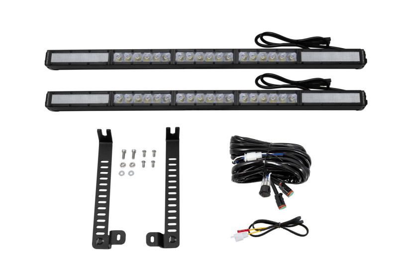 Toyota 4Runner Light Bar Mounting Kit - Diode Dynamics - SS30 Dual Stealth LED Light Bar - `14-`19 Toyota 4Runner Light Bar Mounting Kit - Diode Dynamics - SS30 Dual Stealth LED Light Bar - `14-`19